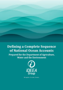 Cover of the report titled Defining a Complete Sequence of National Ocean Accounts